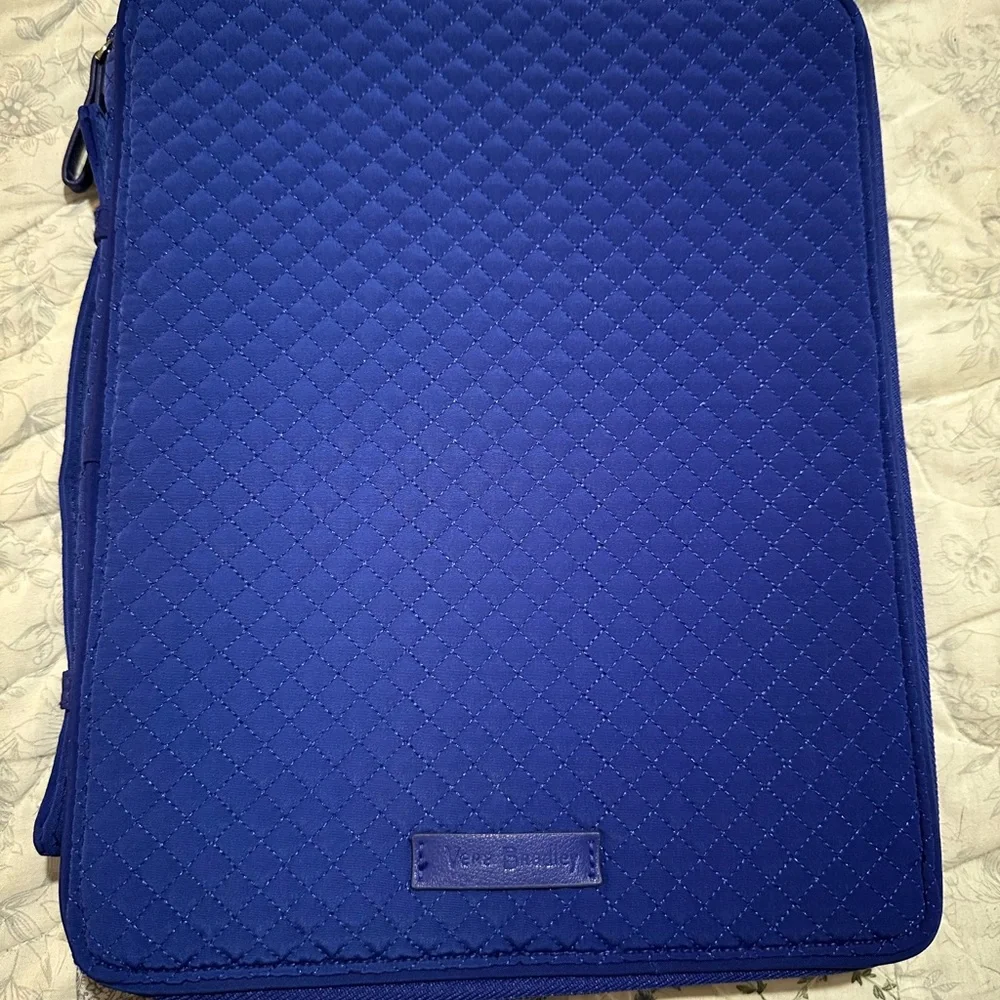 Vera Bradley Royal Blue Quilted Laptop Bag